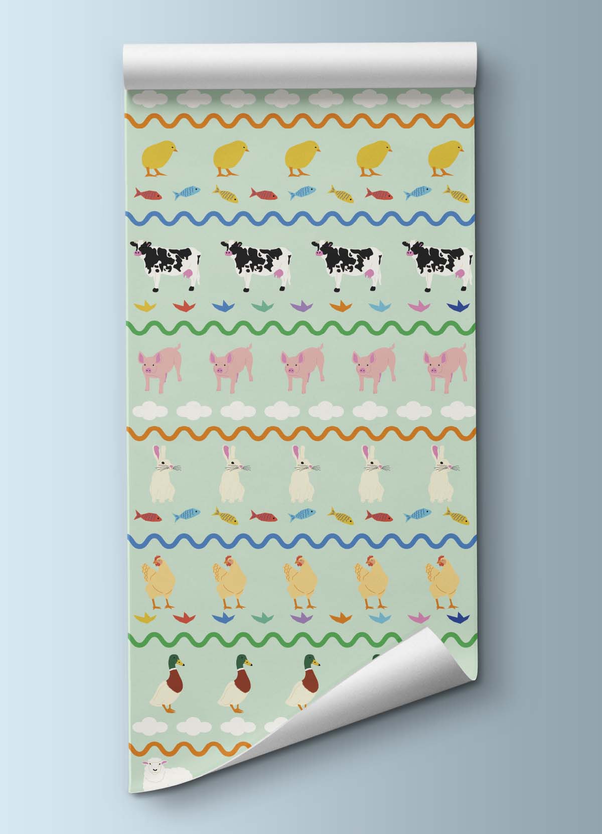 Wallpaper - Farm Friends Cardigan - MOOUI BRASIL SL