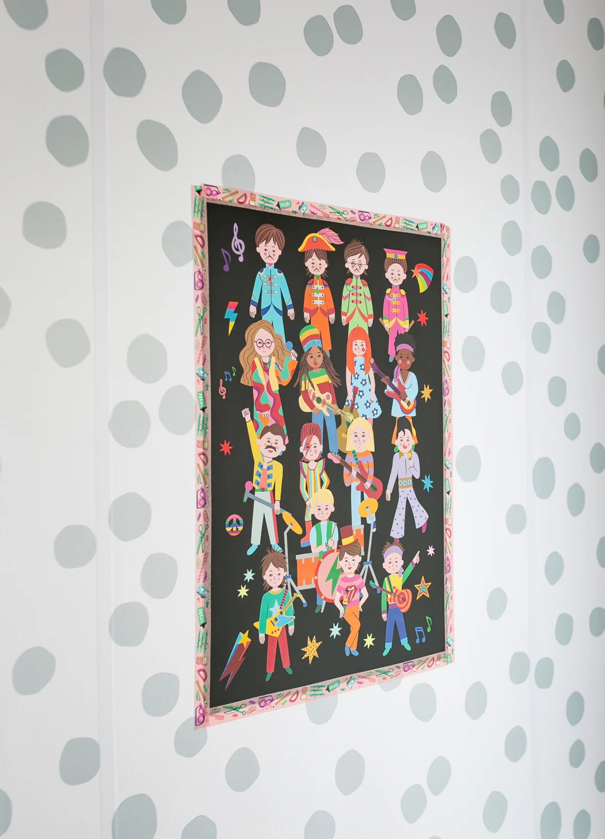 Wallpaper - Gray Confetti - MOOUI Barcelona