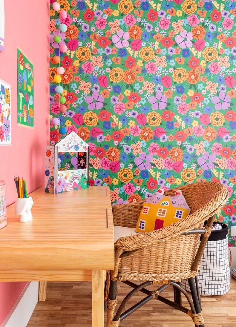 Wallpaper - Green Bouquet - MOOUI Barcelona