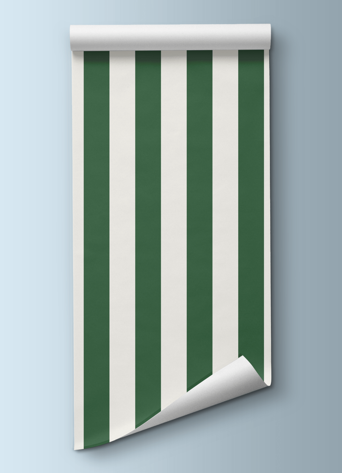 Wallpaper - Green Stripes - MOOUI Barcelona
