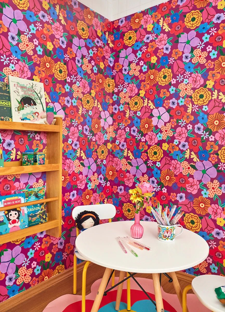 Wallpaper - Purple Bouquet - MOOUI Barcelona