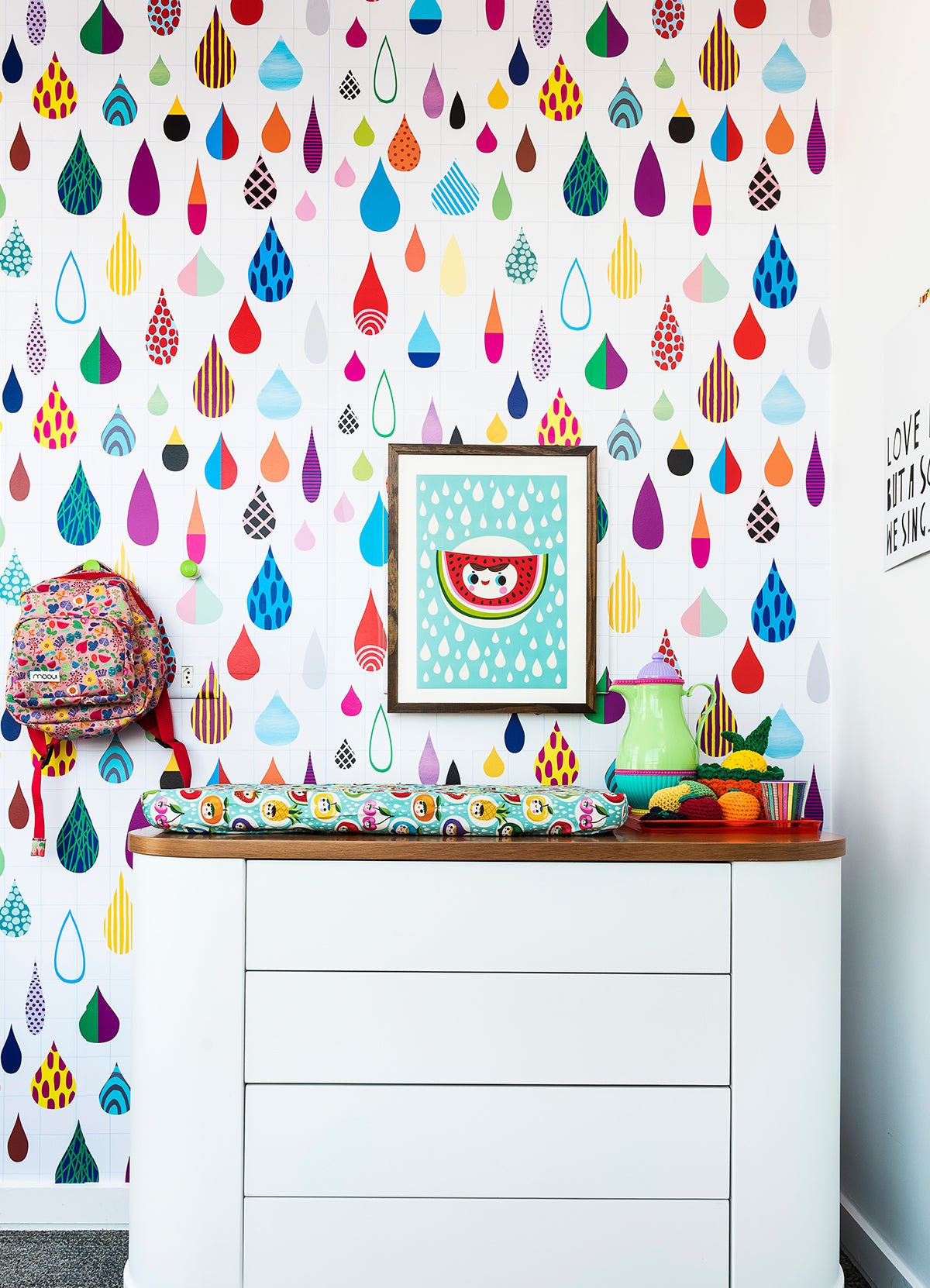 Wallpaper - Raindrops - MOOUI Barcelona