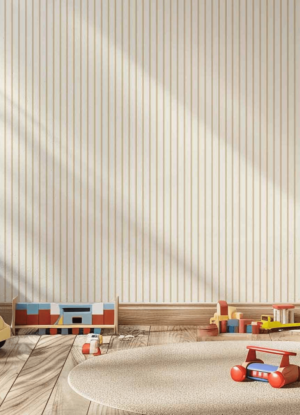 Wallpaper - Thin Ivory Stripes - MOOUI BRASIL SL