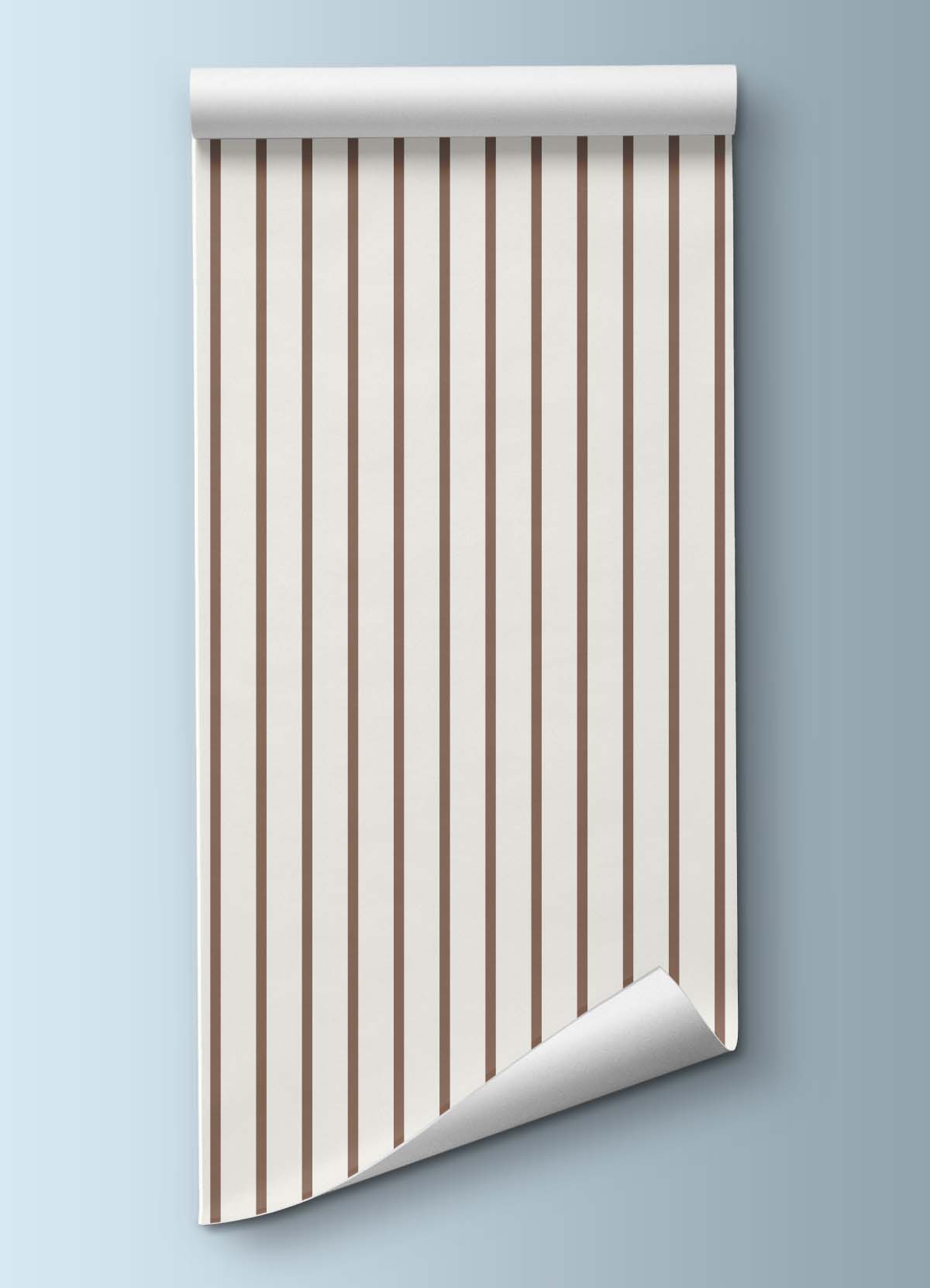 Wallpaper - Thin Mocha Mousse Stripes - MOOUI BRASIL SL