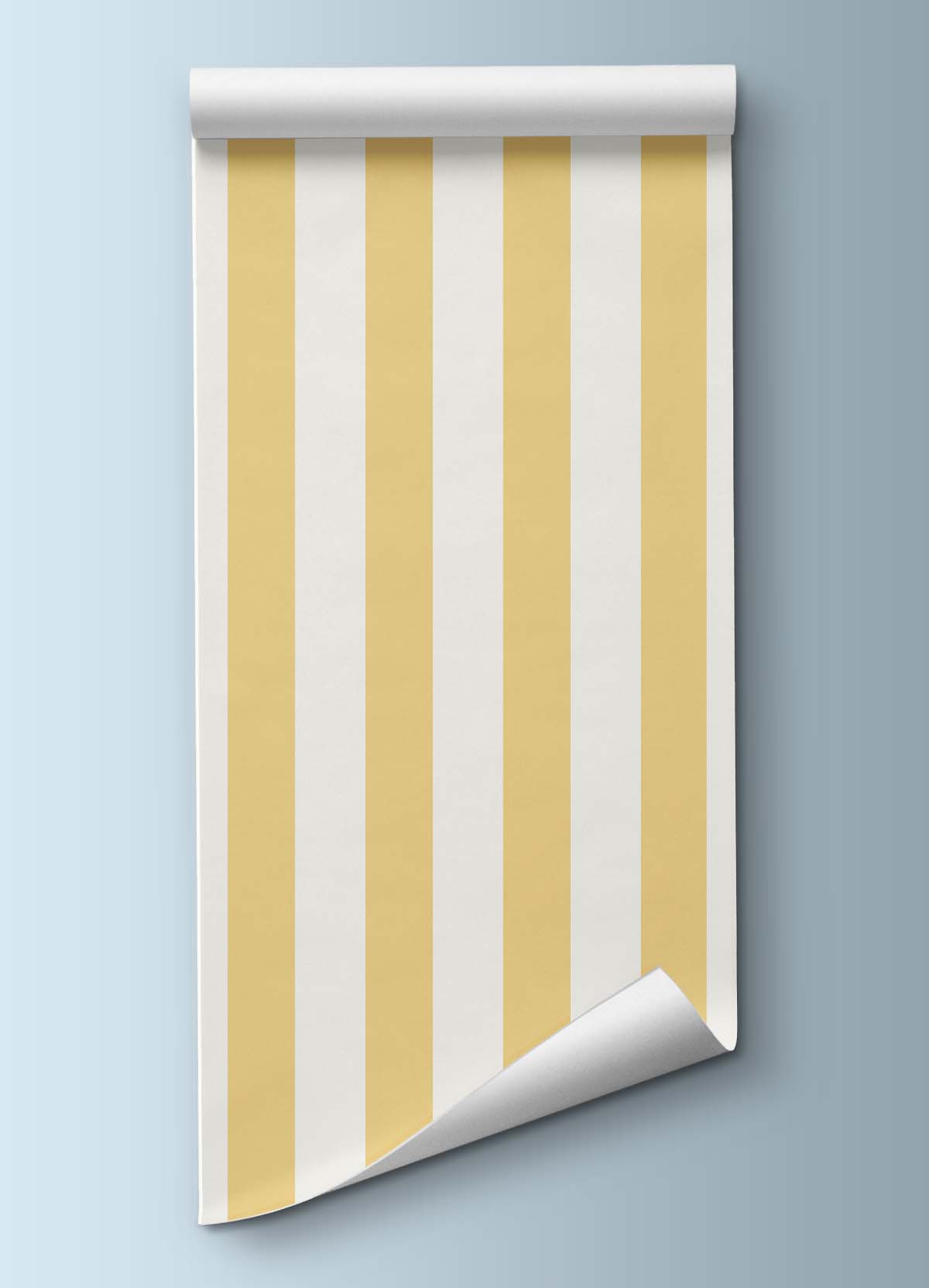 Wallpaper - Wide Buttercup Stripes - MOOUI BRASIL SL