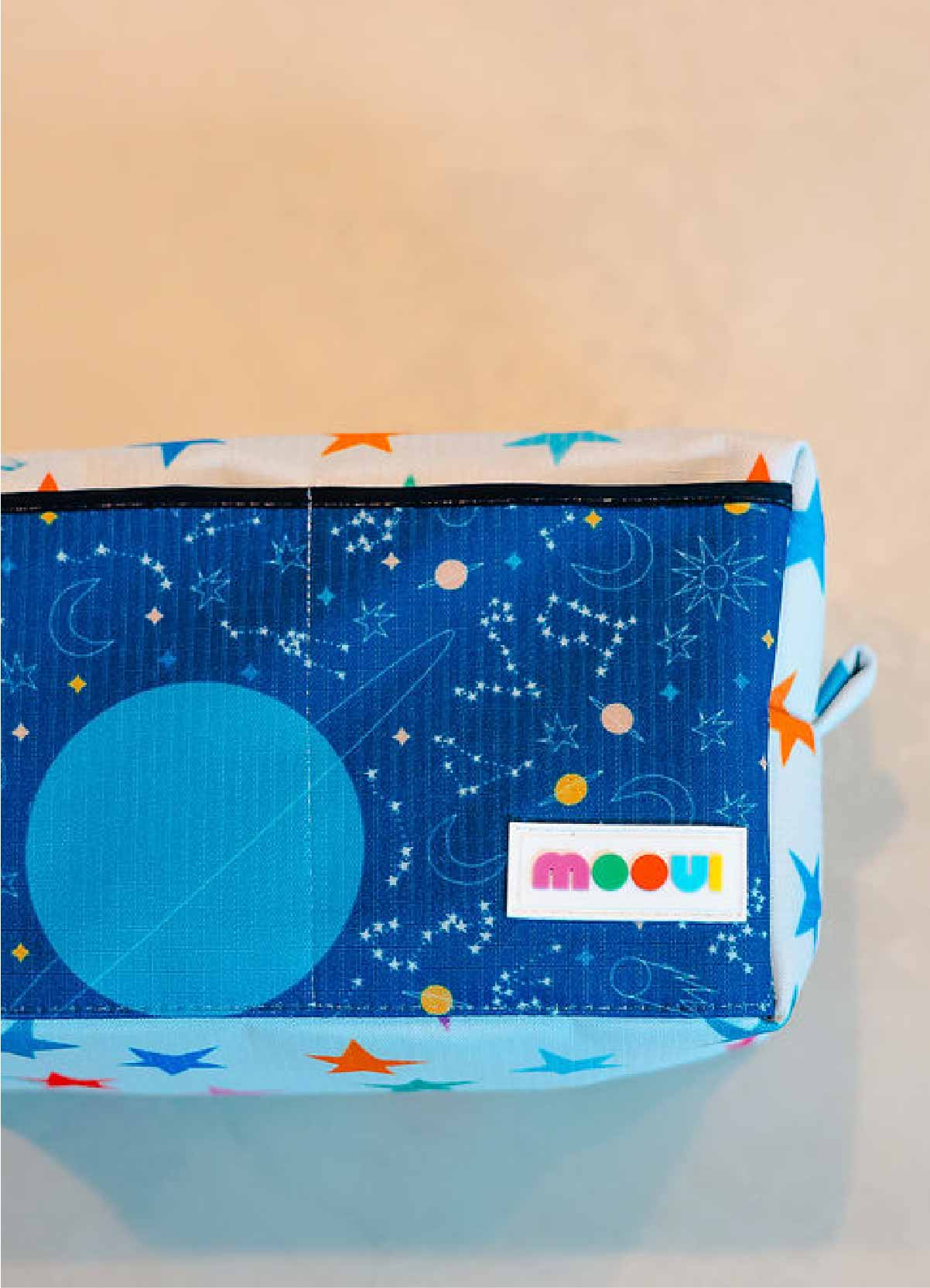 Water - Resistant Medium Toiletry Bag - Starlit Adventure - MOOUI Barcelona