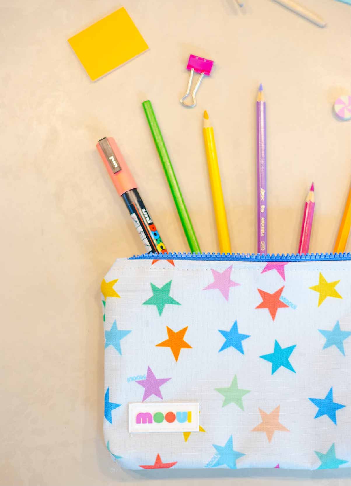 Water - Resistant Small Toiletry Bag - Starlit Adventures - MOOUI Barcelona